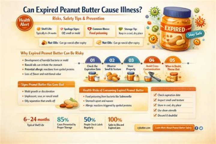 CAN expired peanut butter make you sick?