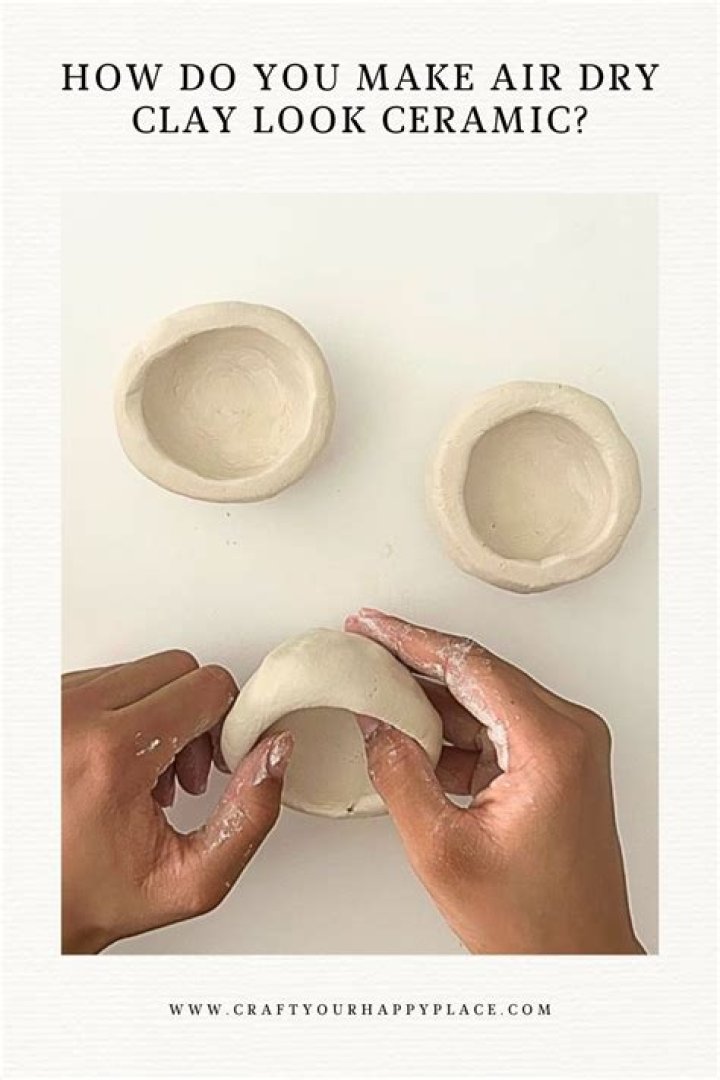 Can you air dry polymer clay?
