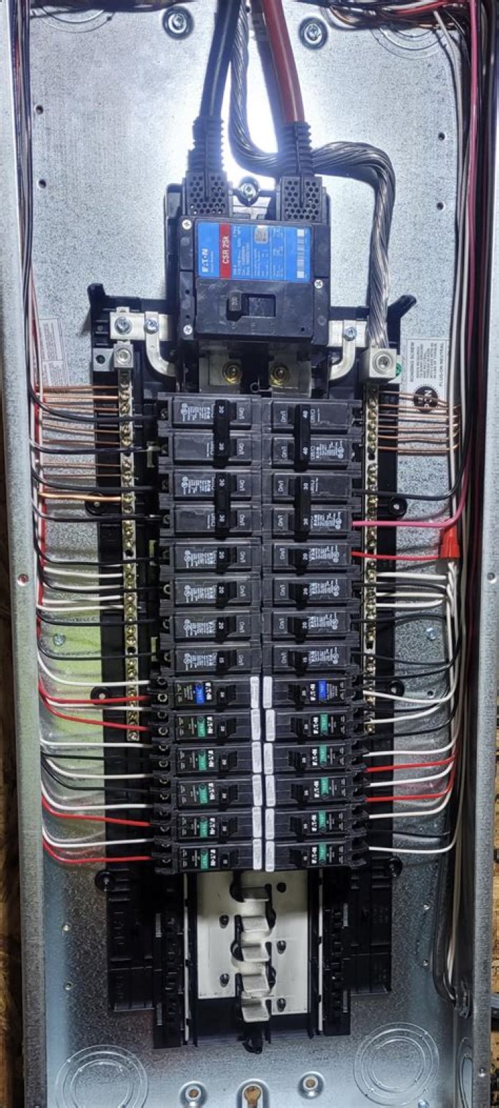 Can you use wire nuts in main panel?