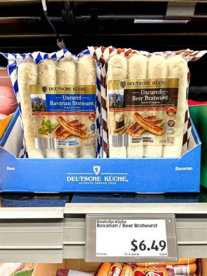 Does Aldi sell German bratwurst?