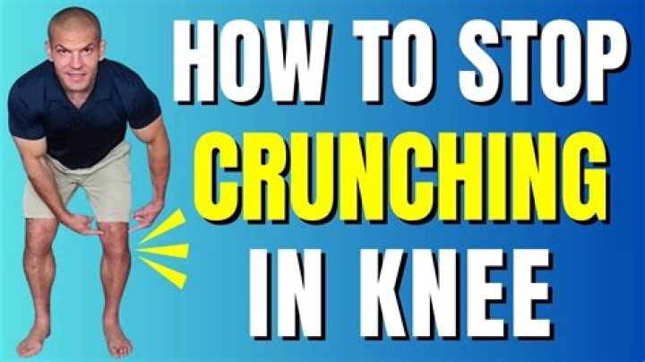 Does knee crunching go away?