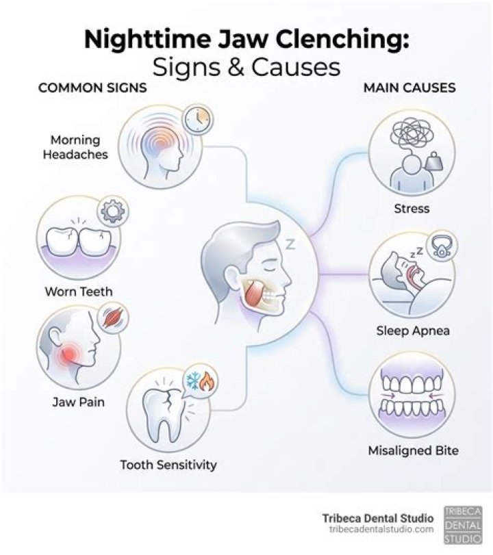 How do you know if I clench my teeth at night?