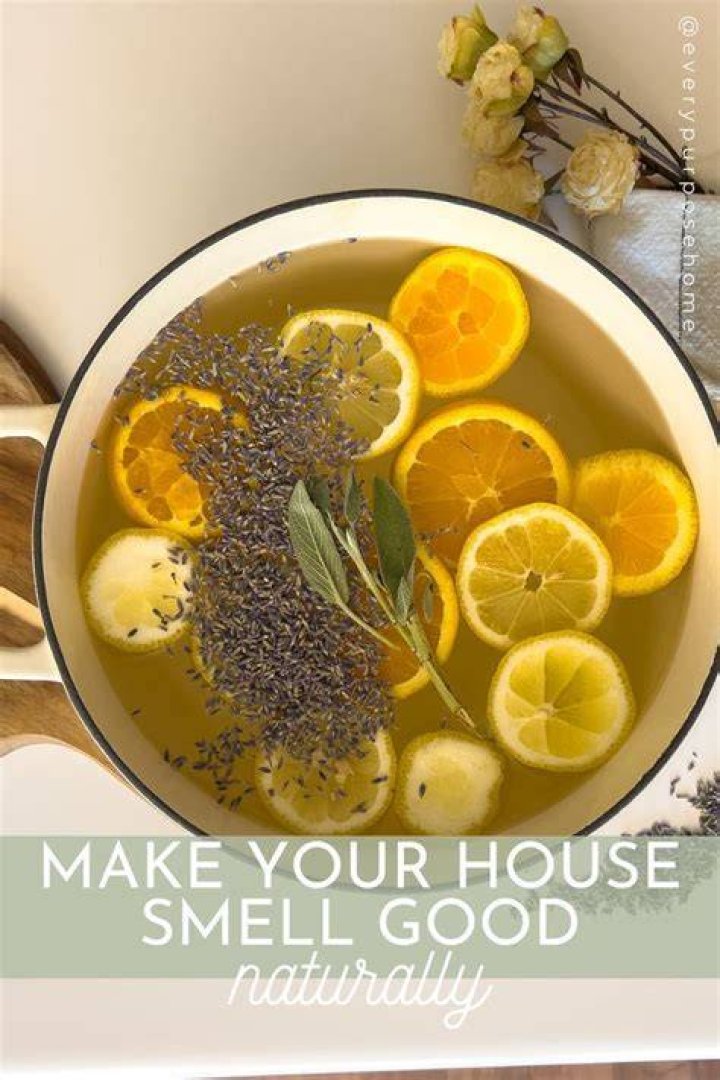 How do you make your house smell good with lemons?