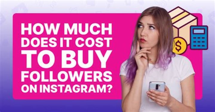 How much does it cost to buy Instagram followers?
