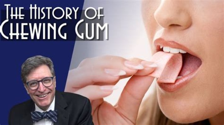How was chewing gum accidentally invented?