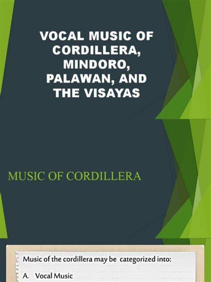 What are the vocal music in Mindoro?