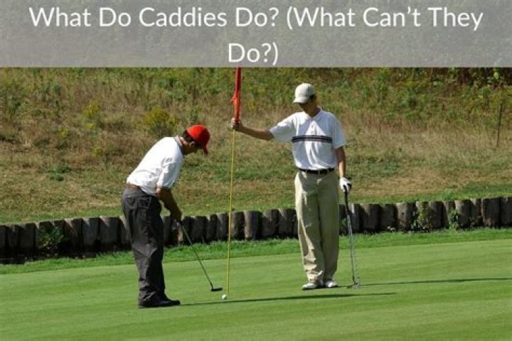 What can caddies not do?