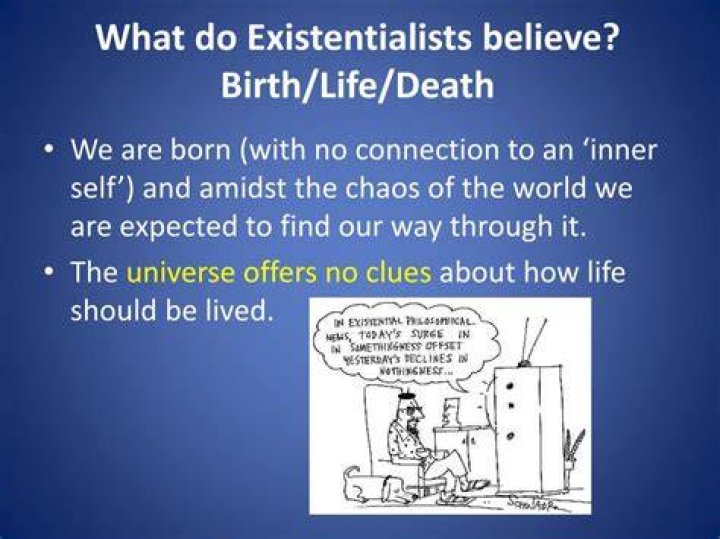 What do existentialists believe about death?