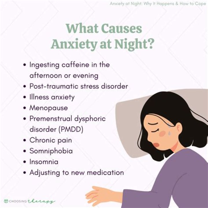 Why does my anxiety get worse at night?