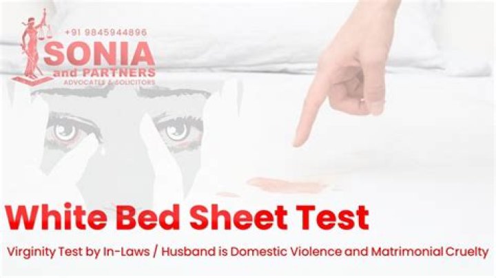 Why there is white bedsheet on wedding night?